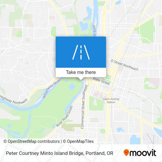 Peter Courtney Minto Island Bridge map