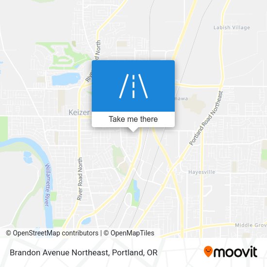 Brandon Avenue Northeast map