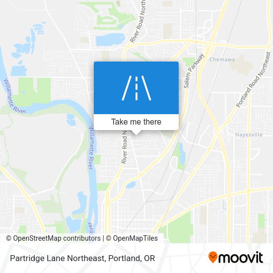 Partridge Lane Northeast map