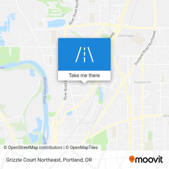 Grizzle Court Northeast map