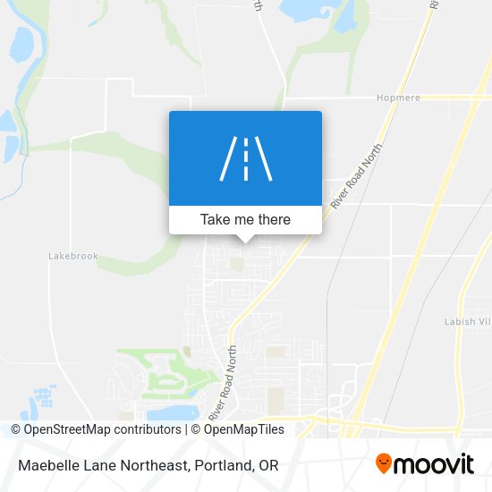 Maebelle Lane Northeast map
