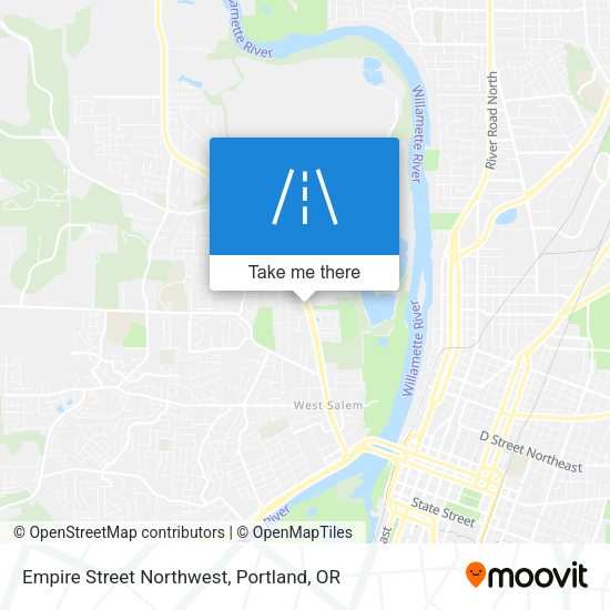 Empire Street Northwest map