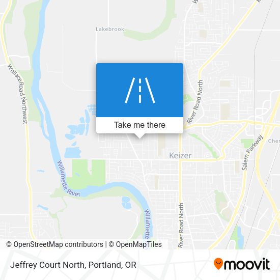Mapa de Jeffrey Court North