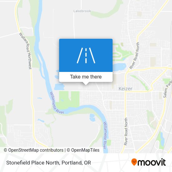Stonefield Place North map
