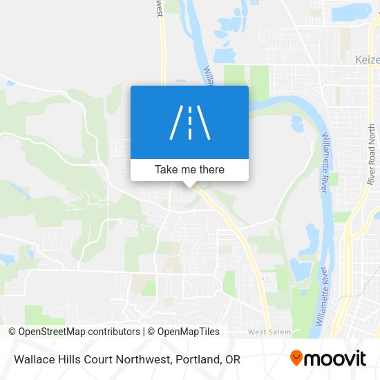 Wallace Hills Court Northwest map