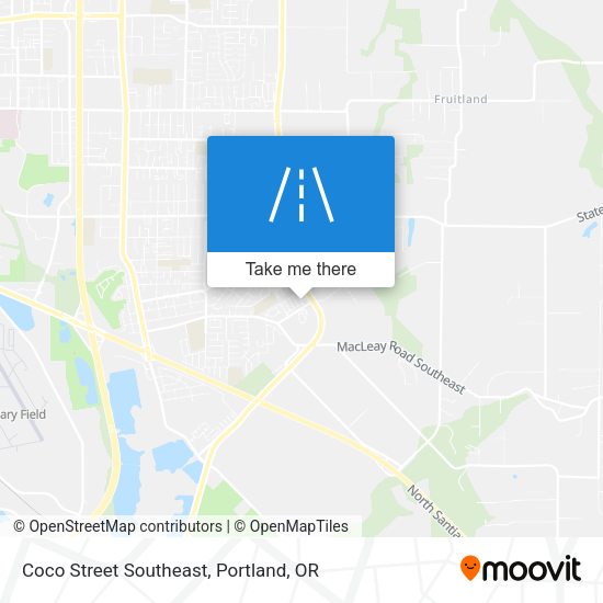 Coco Street Southeast map