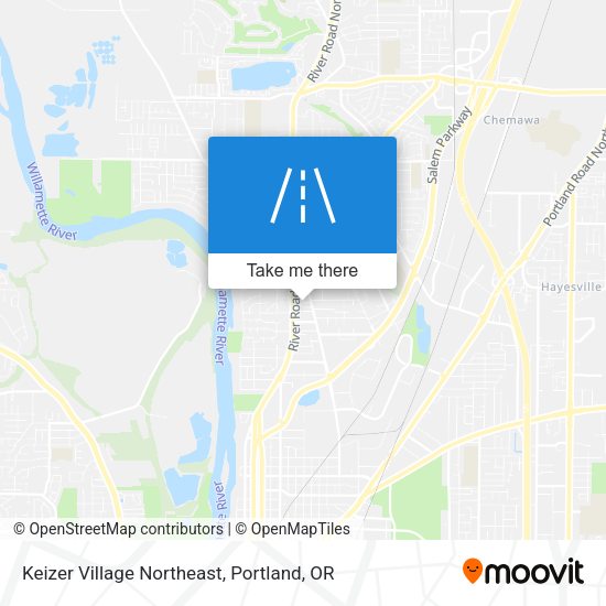 Keizer Village Northeast map