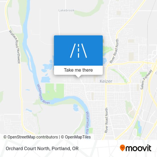 Orchard Court North map