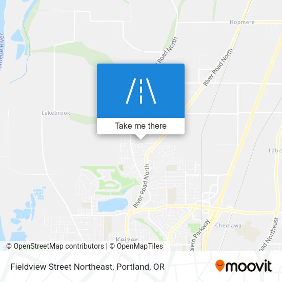 Mapa de Fieldview Street Northeast