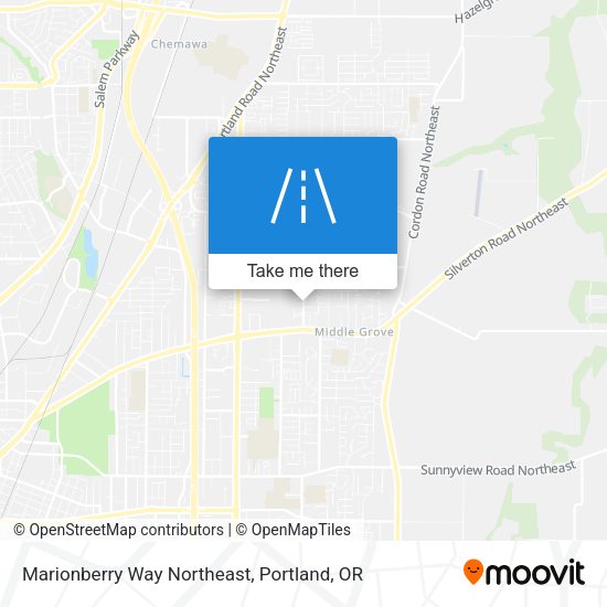 Marionberry Way Northeast map
