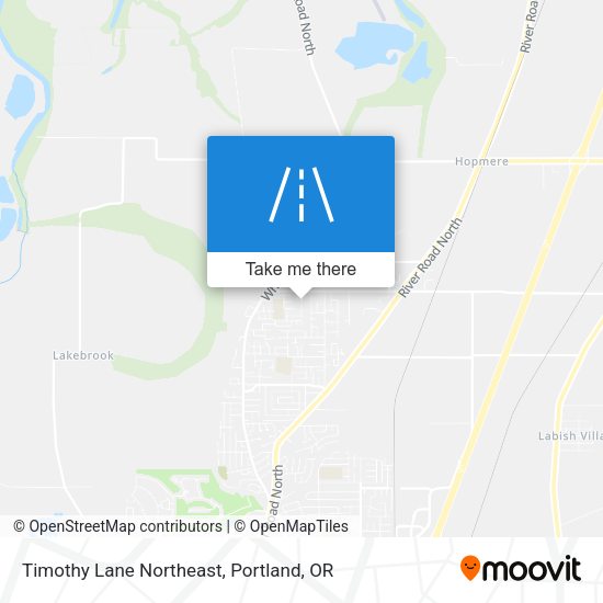 Mapa de Timothy Lane Northeast
