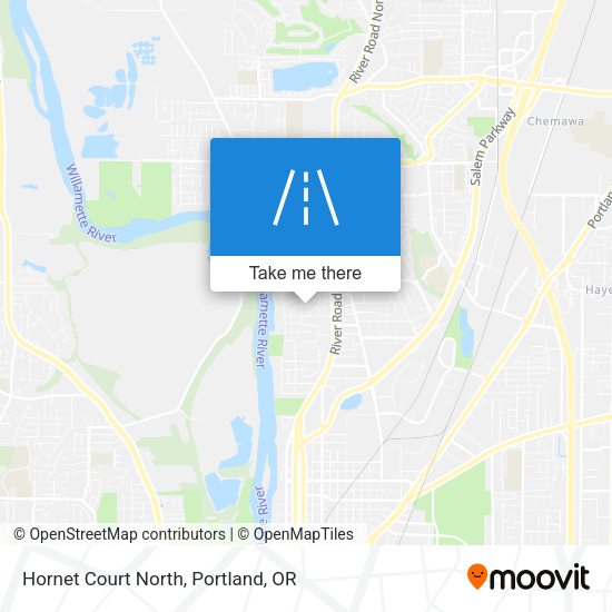 Mapa de Hornet Court North
