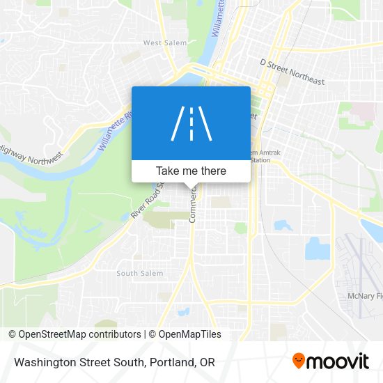 Washington Street South map