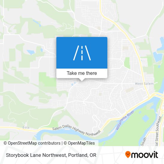 Mapa de Storybook Lane Northwest