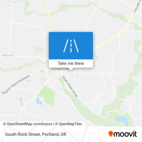 Mapa de South Rock Street