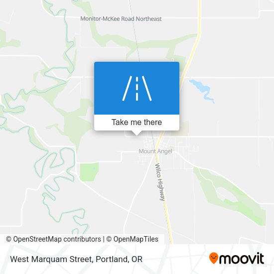 West Marquam Street map