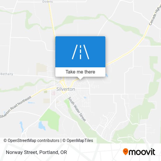 Mapa de Norway Street