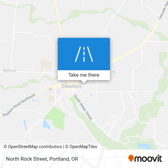 Mapa de North Rock Street
