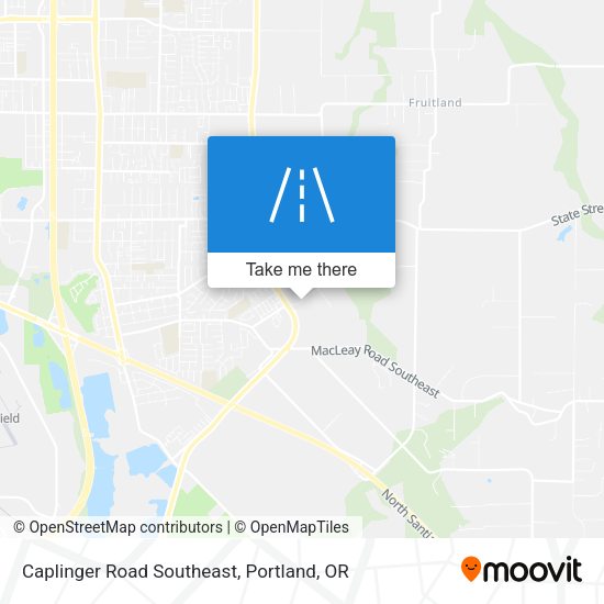 Caplinger Road Southeast map