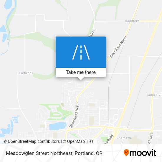 Mapa de Meadowglen Street Northeast