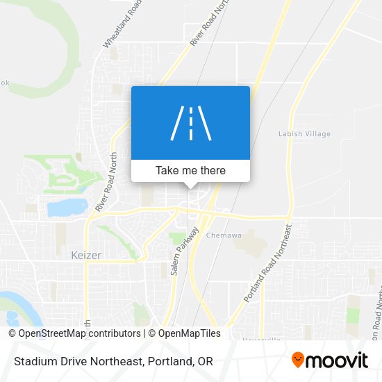 Mapa de Stadium Drive Northeast