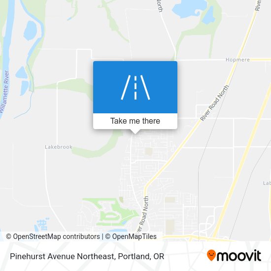 Mapa de Pinehurst Avenue Northeast