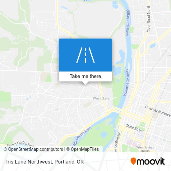 Iris Lane Northwest map