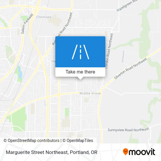 Mapa de Marguerite Street Northeast