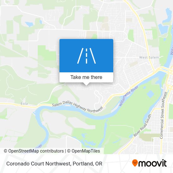 Coronado Court Northwest map