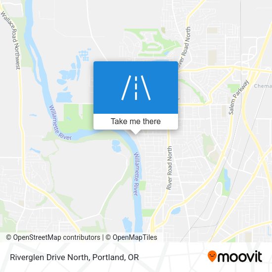 Riverglen Drive North map