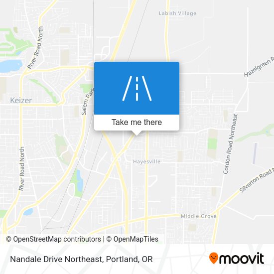 Nandale Drive Northeast map