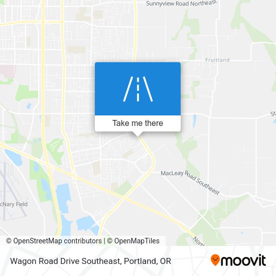 Mapa de Wagon Road Drive Southeast