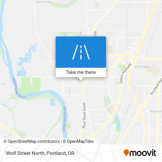 Wolf Street North map