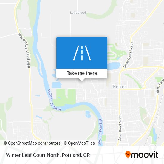 Winter Leaf Court North map