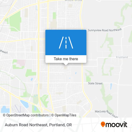 Auburn Road Northeast map