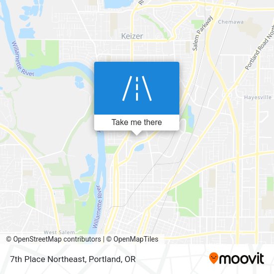 Mapa de 7th Place Northeast