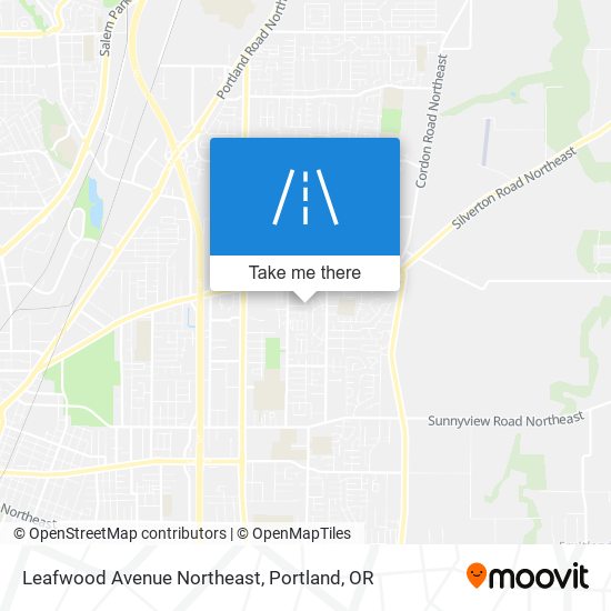 Mapa de Leafwood Avenue Northeast