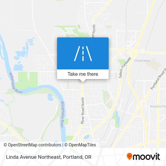 Linda Avenue Northeast map