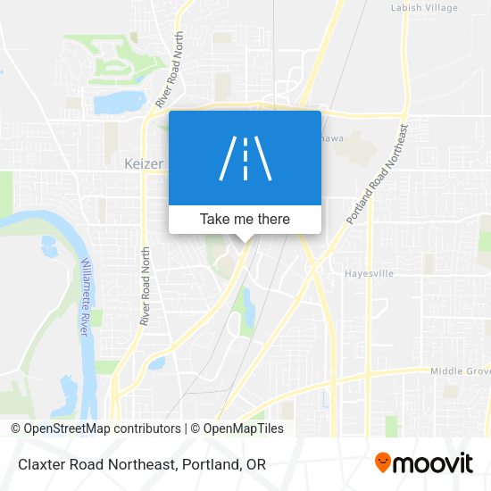 Claxter Road Northeast map