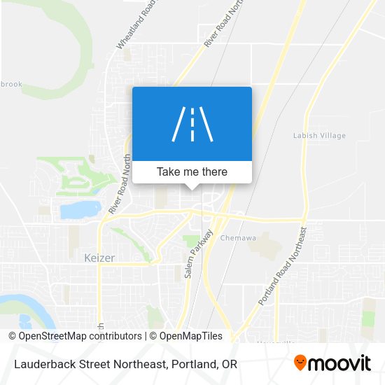 Mapa de Lauderback Street Northeast