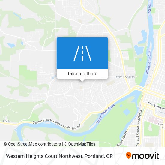 Western Heights Court Northwest map