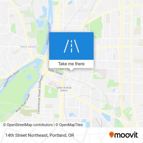 14th Street Northeast map