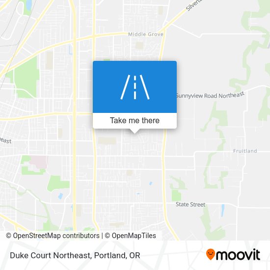 Duke Court Northeast map