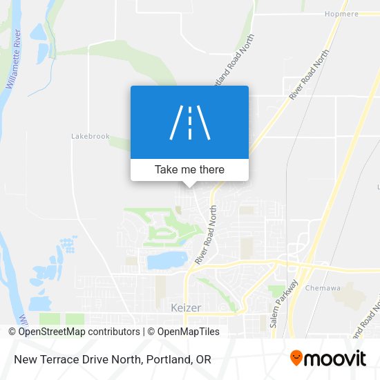 New Terrace Drive North map