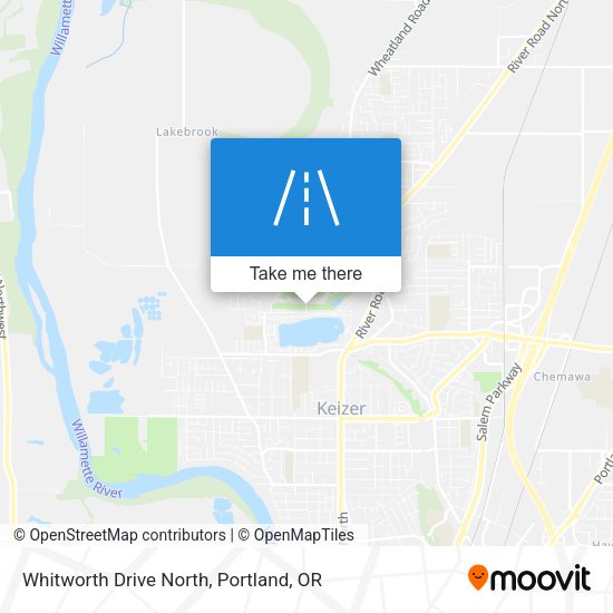 Whitworth Drive North map