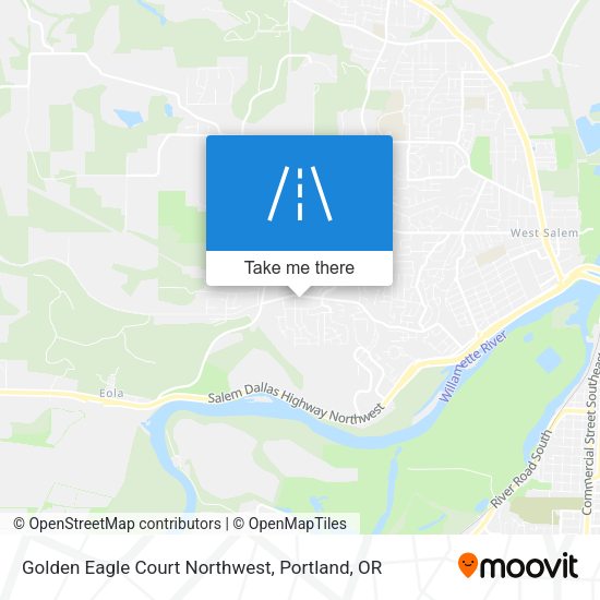 Mapa de Golden Eagle Court Northwest