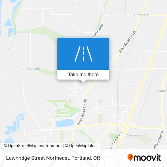 Lawnridge Street Northeast map