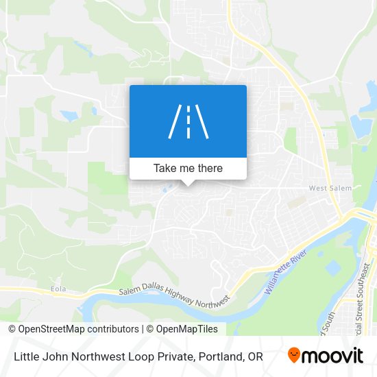 Little John Northwest Loop Private map