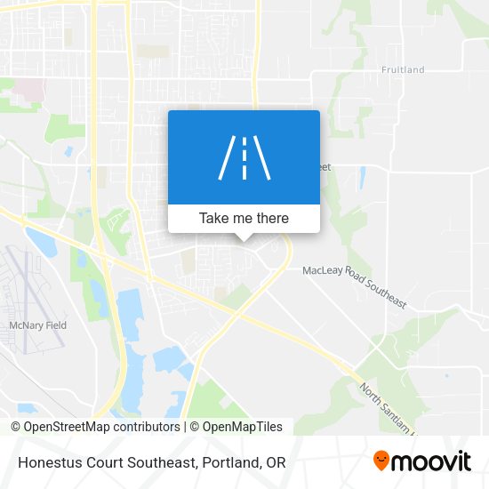Honestus Court Southeast map