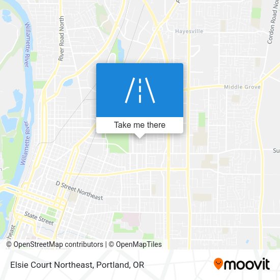 Mapa de Elsie Court Northeast